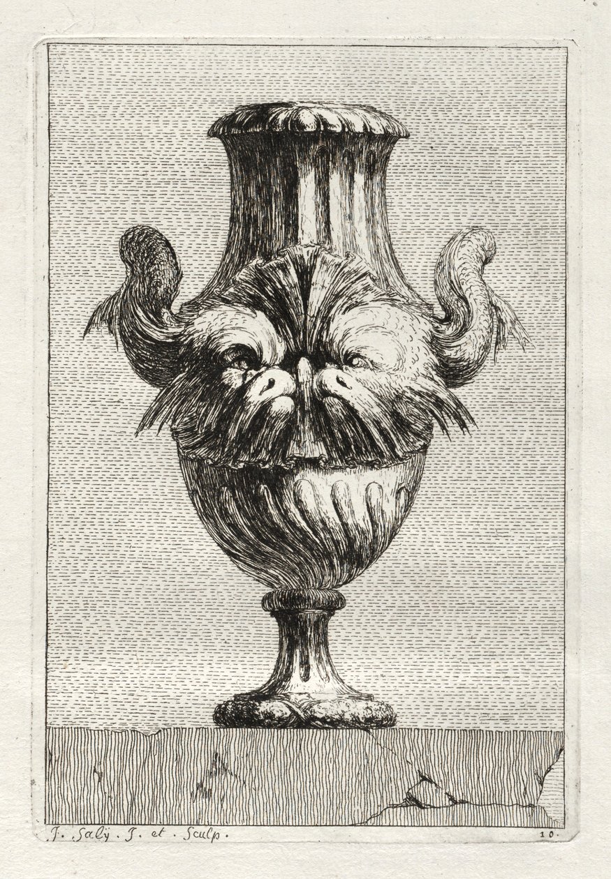 Váza-szvit: 1746. 10. tábla. alkotó: Jacques Francois Joseph Saly