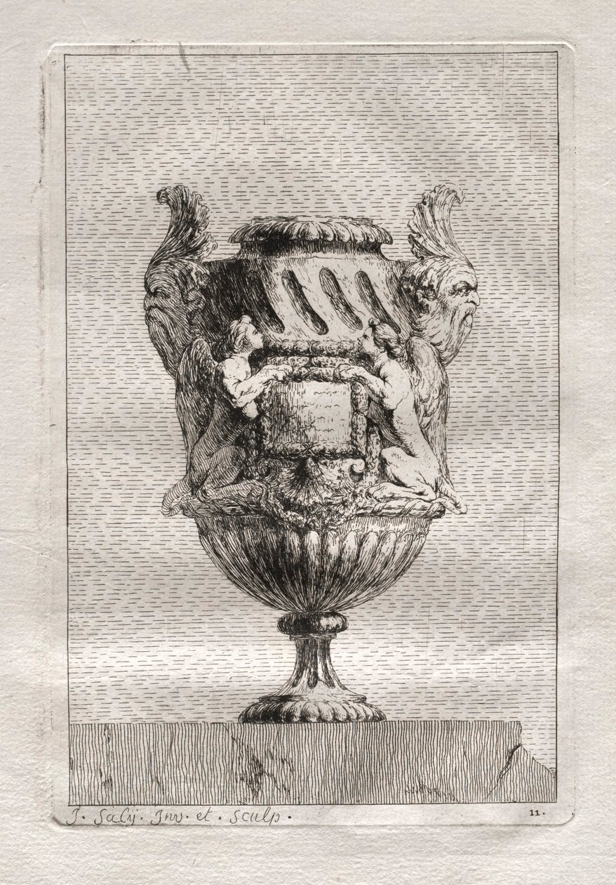 Váza-szvit: 1746. 11. tábla. alkotó: Jacques Francois Joseph Saly