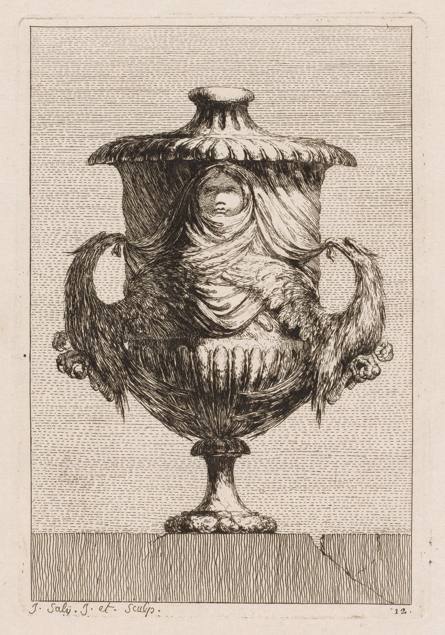 Váza-szvit: 1746. 12. tábla. alkotó: Jacques Francois Joseph Saly