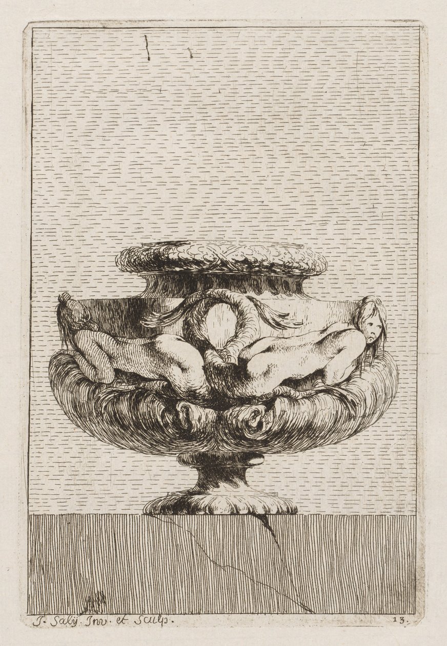 Váza-szvit: 1746. 13. tábla. alkotó: Jacques Francois Joseph Saly