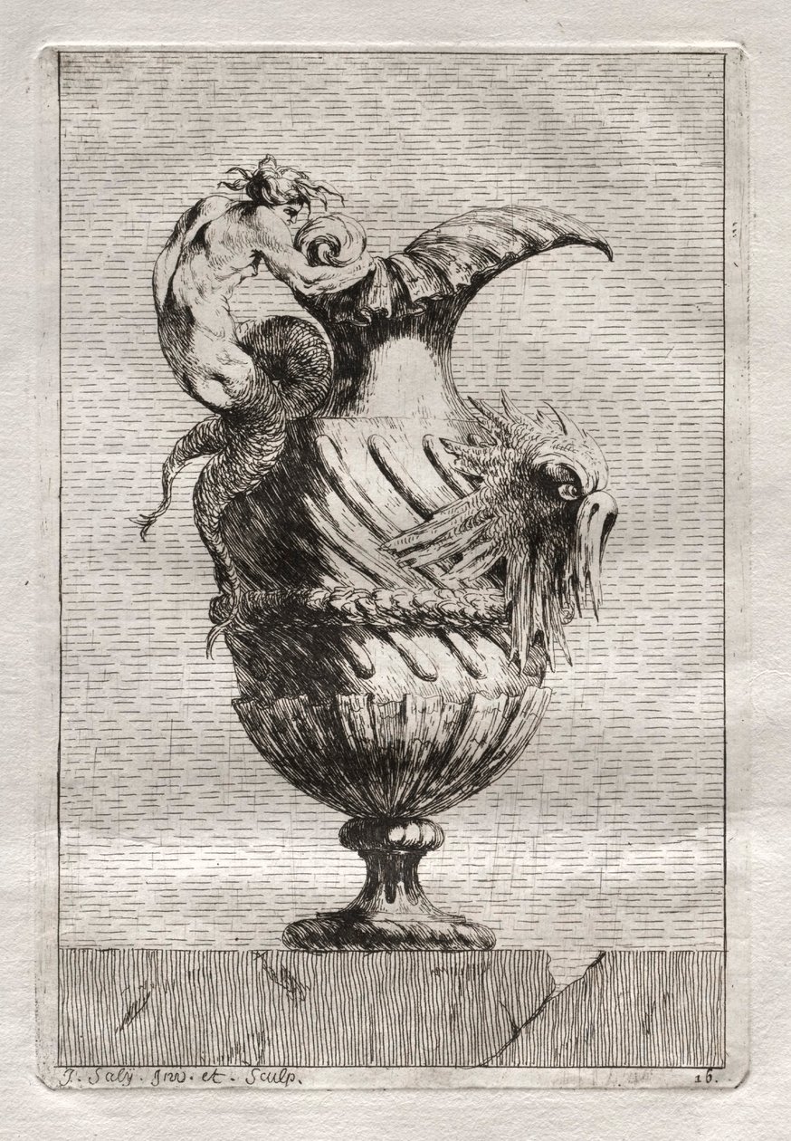 Váza-szvit: 1746. 16. tábla. alkotó: Jacques Francois Joseph Saly