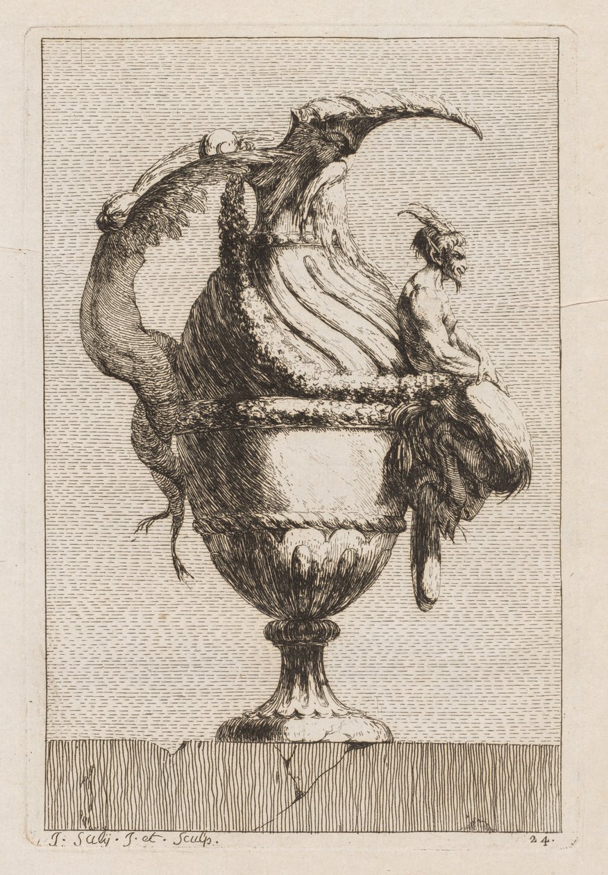 Váza-szvit: 1746. 24. tábla. alkotó: Jacques Francois Joseph Saly
