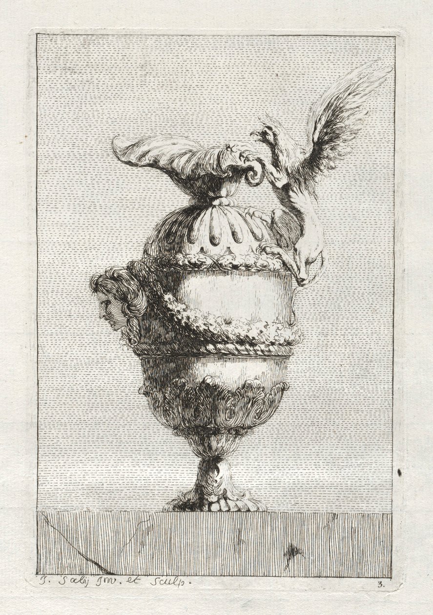 Váza-szvit: 1746. 3. tábla. alkotó: Jacques Francois Joseph Saly