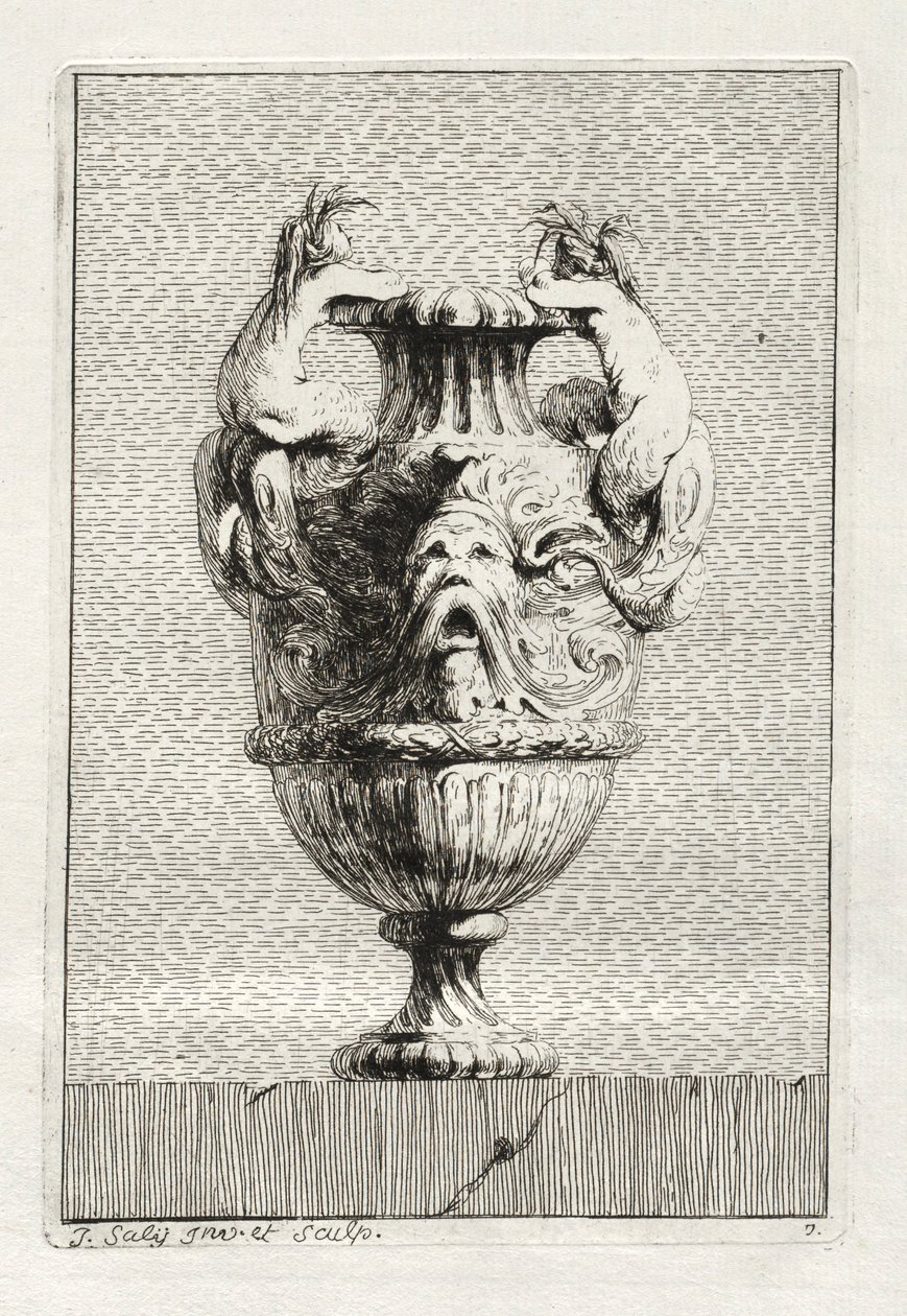 Váza-szvit: 1746. 7. tábla. alkotó: Jacques Francois Joseph Saly