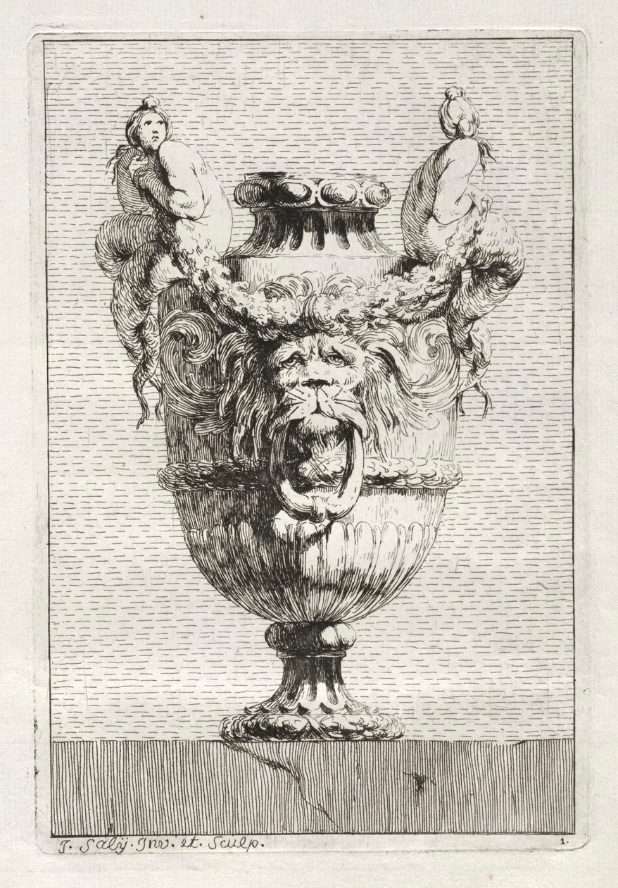 Vázák szvitje:  Tányér 1 alkotó: Jacques François Saly