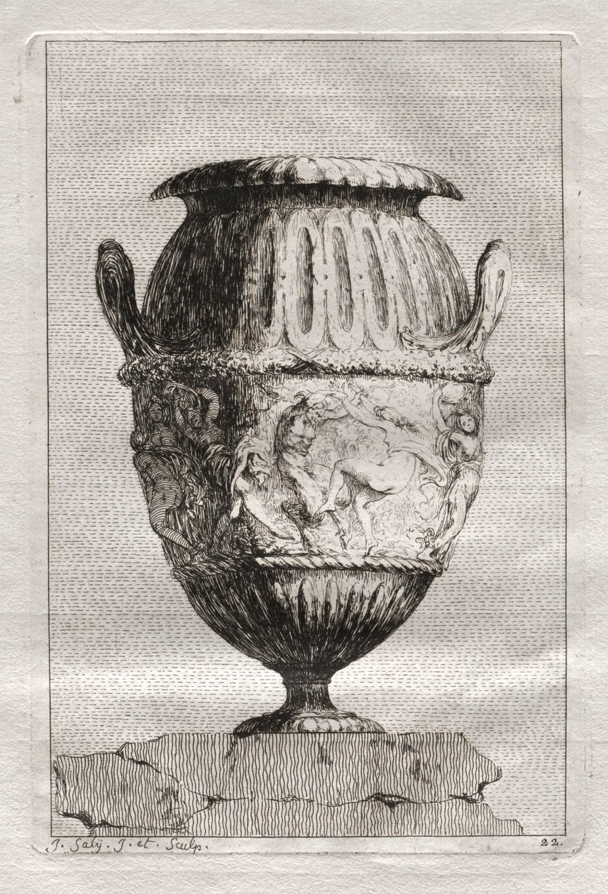 Vázák szvitje:  Tányér 22 alkotó: Jacques François Saly