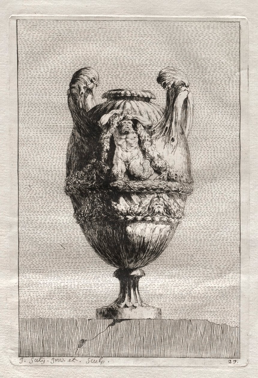 Vázák szvitje:  Tányér 27 alkotó: Jacques François Saly