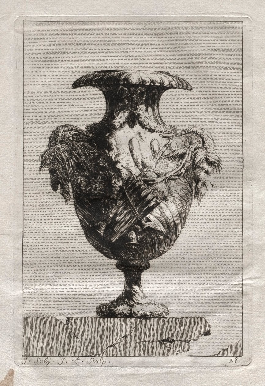 Vázák szvitje:  Tányér 28 alkotó: Jacques François Saly