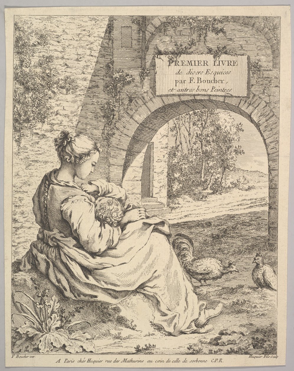 Homlokzat, 18. század közepe-vége. alkotó: Jacques Gabriel Huquier