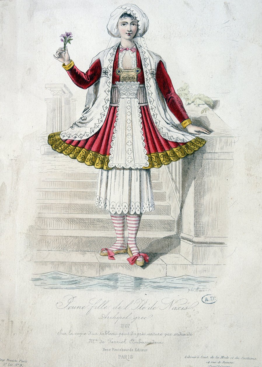 Lány Naxos szigetéről alkotó: Jacques Grasset de Saint Sauveur