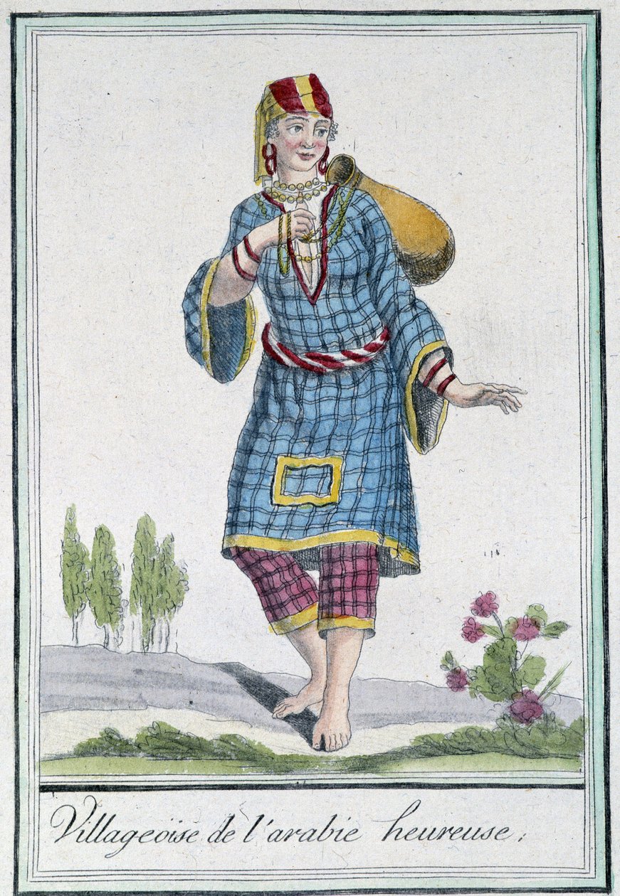 Boldog arab falu – Grasset St Sauveur „” Utazások enciklopédiájában”, szerk. 1796 alkotó: Jacques Grasset de Saint Sauveur