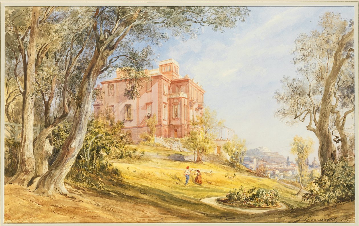 Villa Madama, Róma, 1855 alkotó: Jacques Guiaud