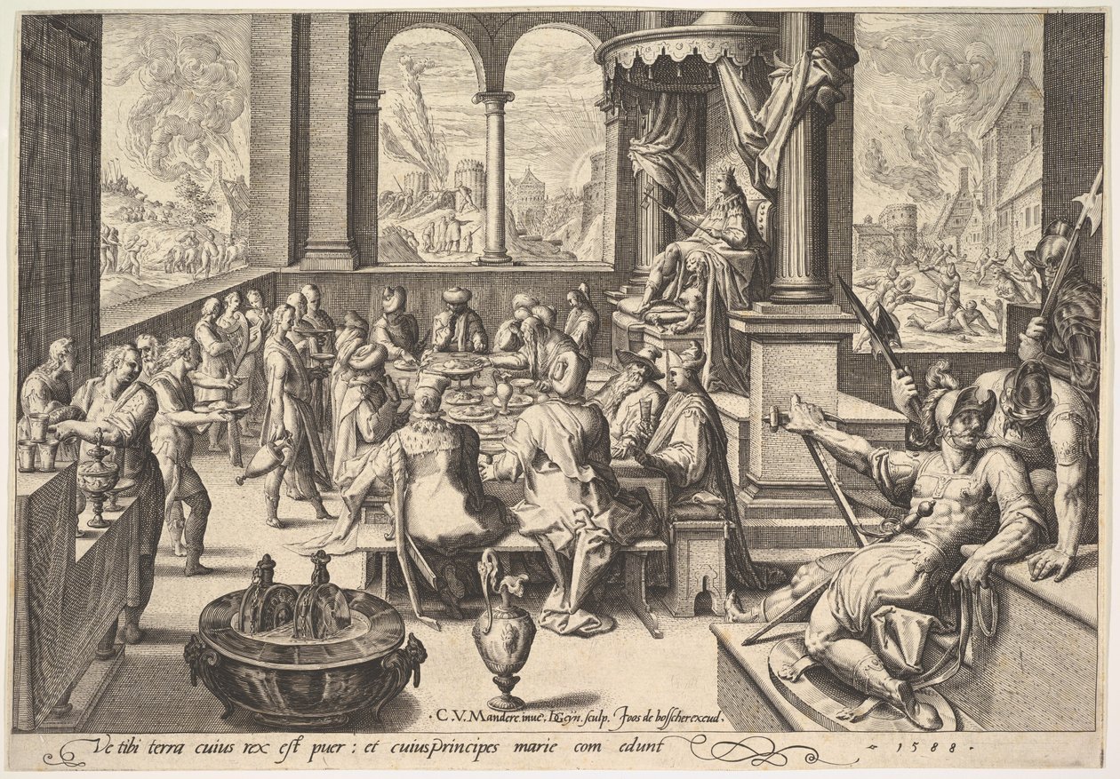 Egy gyermekkirály kormányának allegóriája, 1588. alkotó: Jacques II de Gheyn