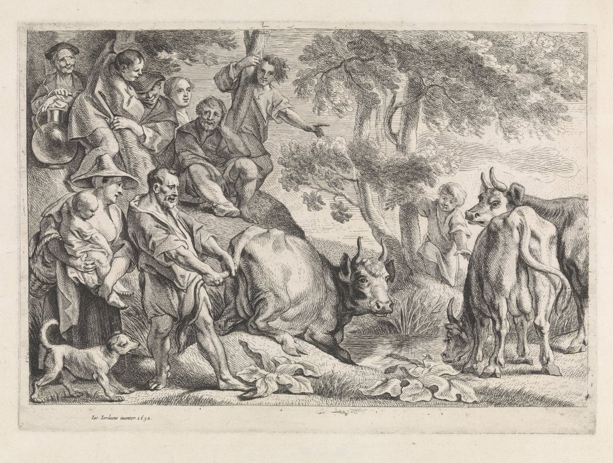 Hercules en Cacus alkotó: Jacques Jordaens