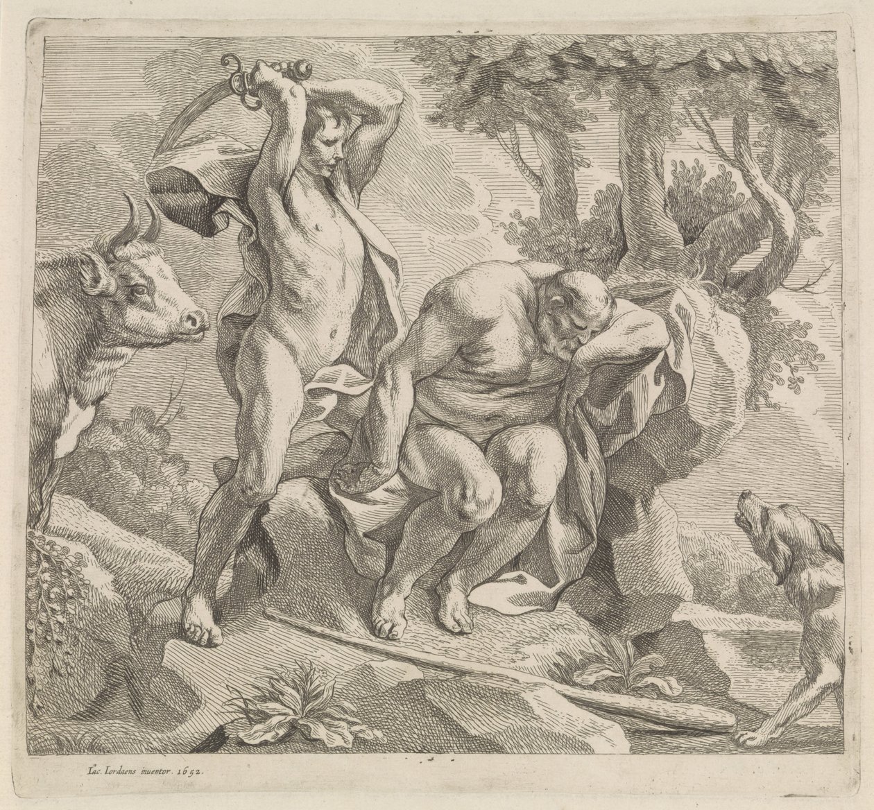 Mercury és Argus alkotó: Jacques Jordaens