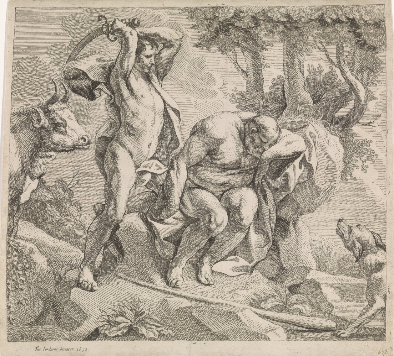 Mercury és Argus alkotó: Jacques Jordaens