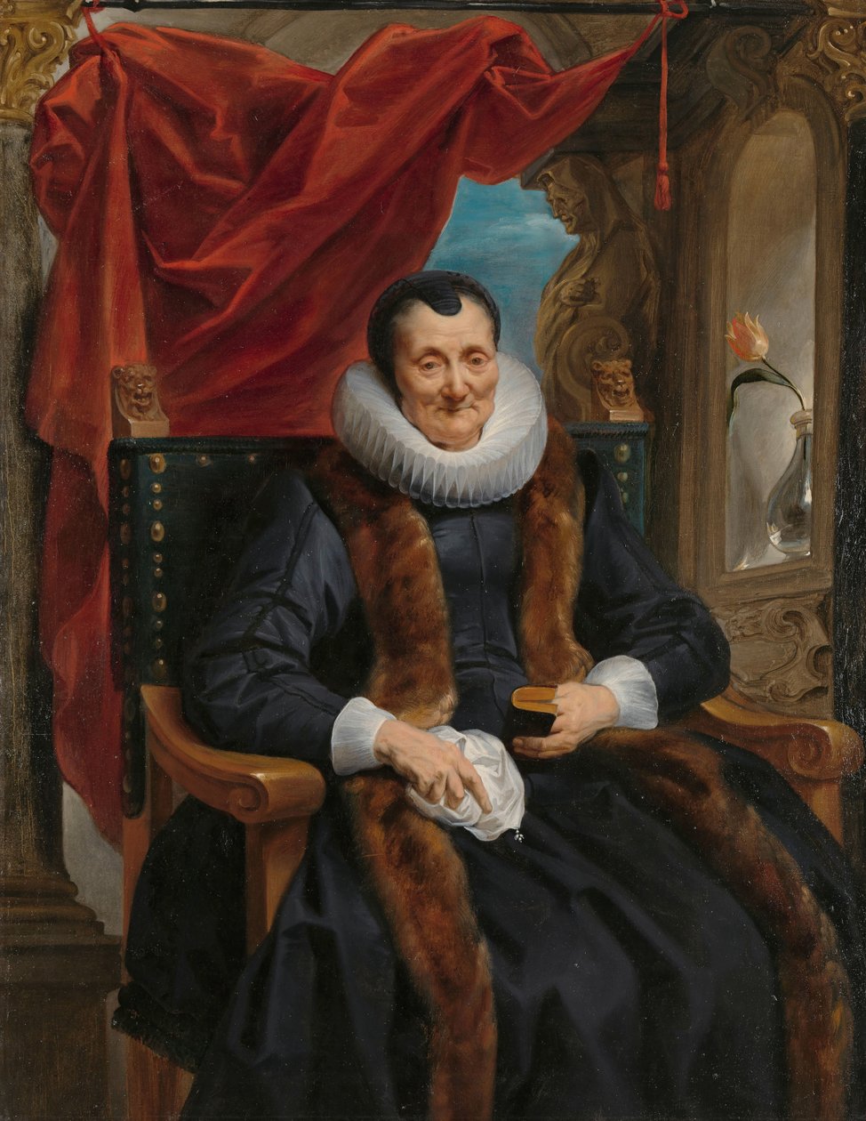 Magdalena de Cuyper portréja Magdalena de Cuyper portréja, Rogier Le Witer anyja alkotó: Jacques Jordaens