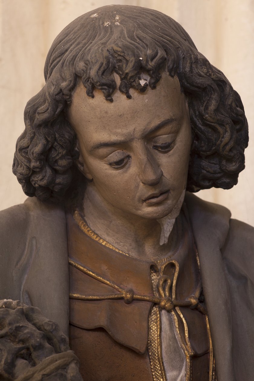 Szent János evangélista (festett vakolat) alkotó: Jacques Jubert