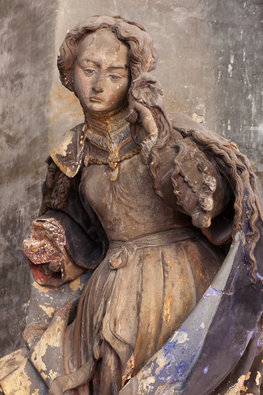 Szent Mária Magdolna (festett vakolat) alkotó: Jacques Jubert