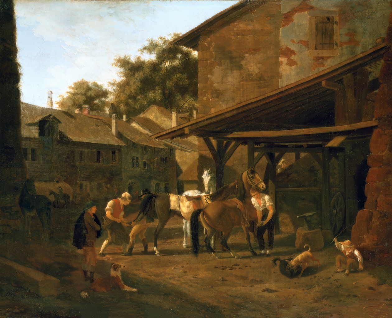 A lausanne-i kovácsműhely alkotó: Jacques Laurent Agasse
