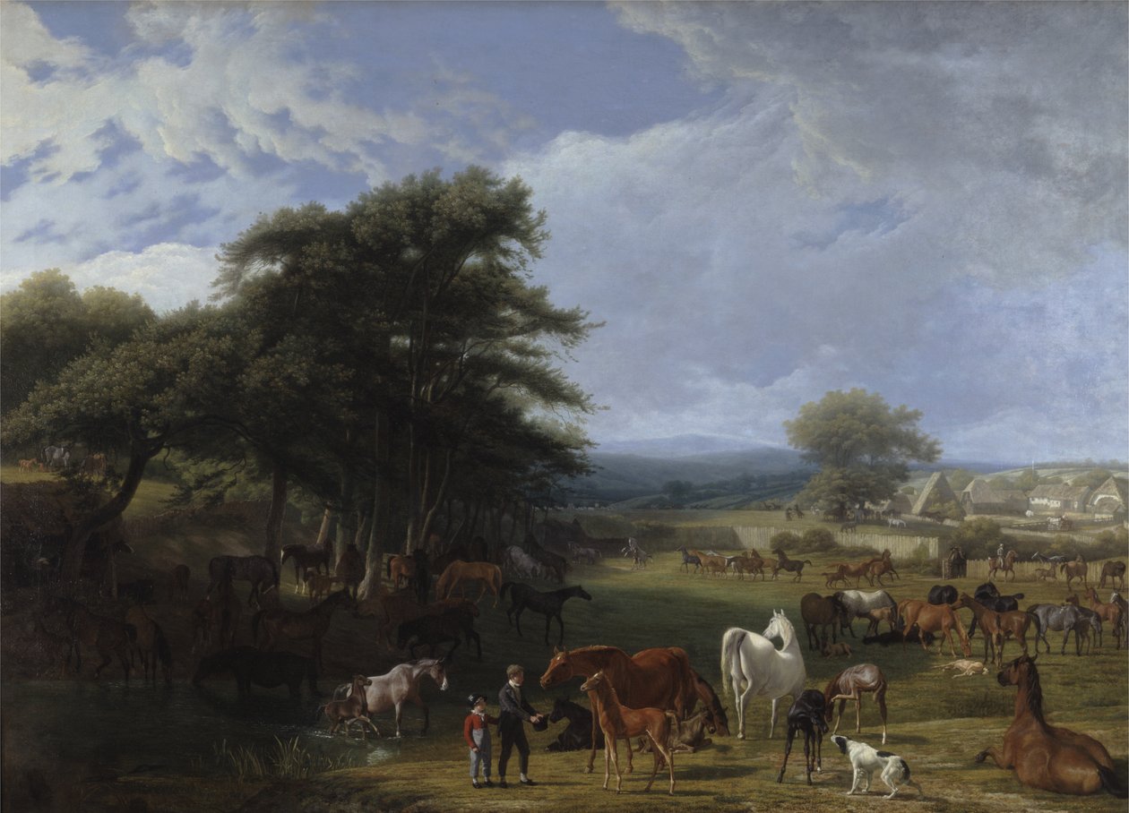 Lord River Ménesfarmja, Stratfield Saye alkotó: Jacques Laurent Agasse