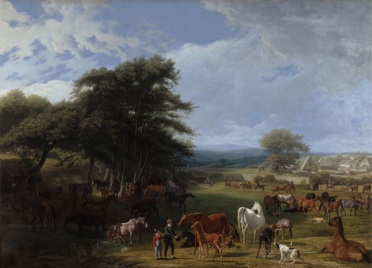 Lord Rivers Ménesfarmja, Stratfield Saye alkotó: Jacques Laurent Agasse