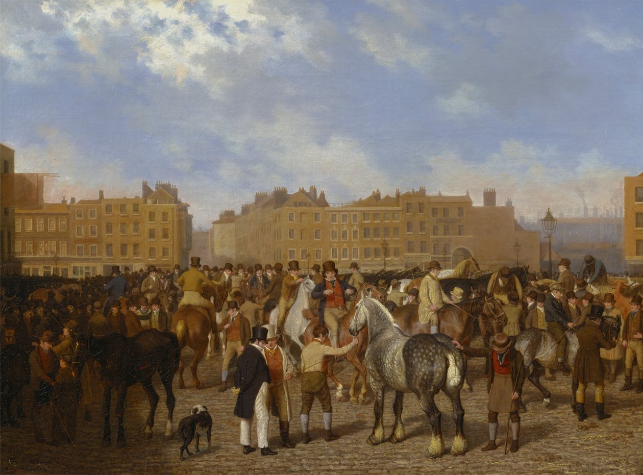 Régi Smithfield piac alkotó: Jacques Laurent Agasse