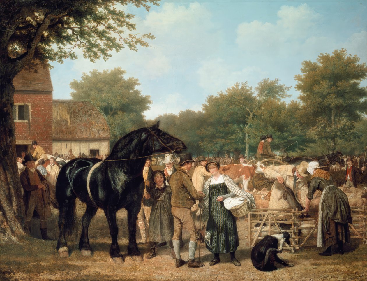 A vidéki vásár alkotó: Jacques Laurent Agasse