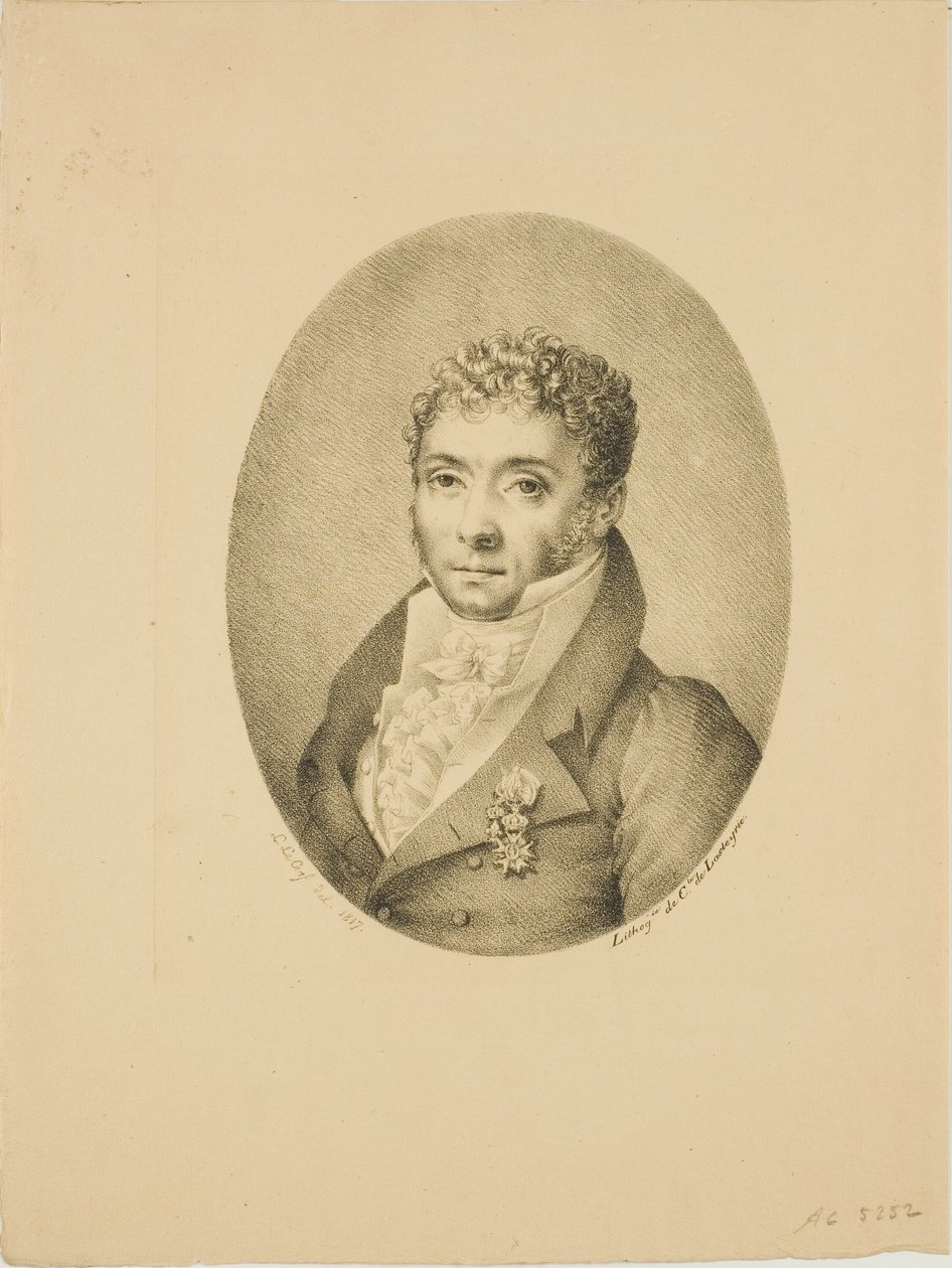 Egy férfi portréja alkotó: Jacques Louis Constant Le Cerf