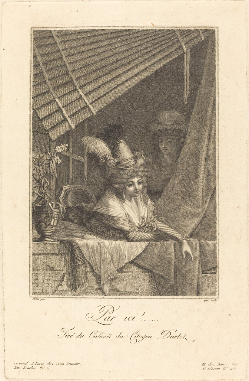 Ily módon alkotó: Jacques Louis Copia after Jean Baptiste Mallet