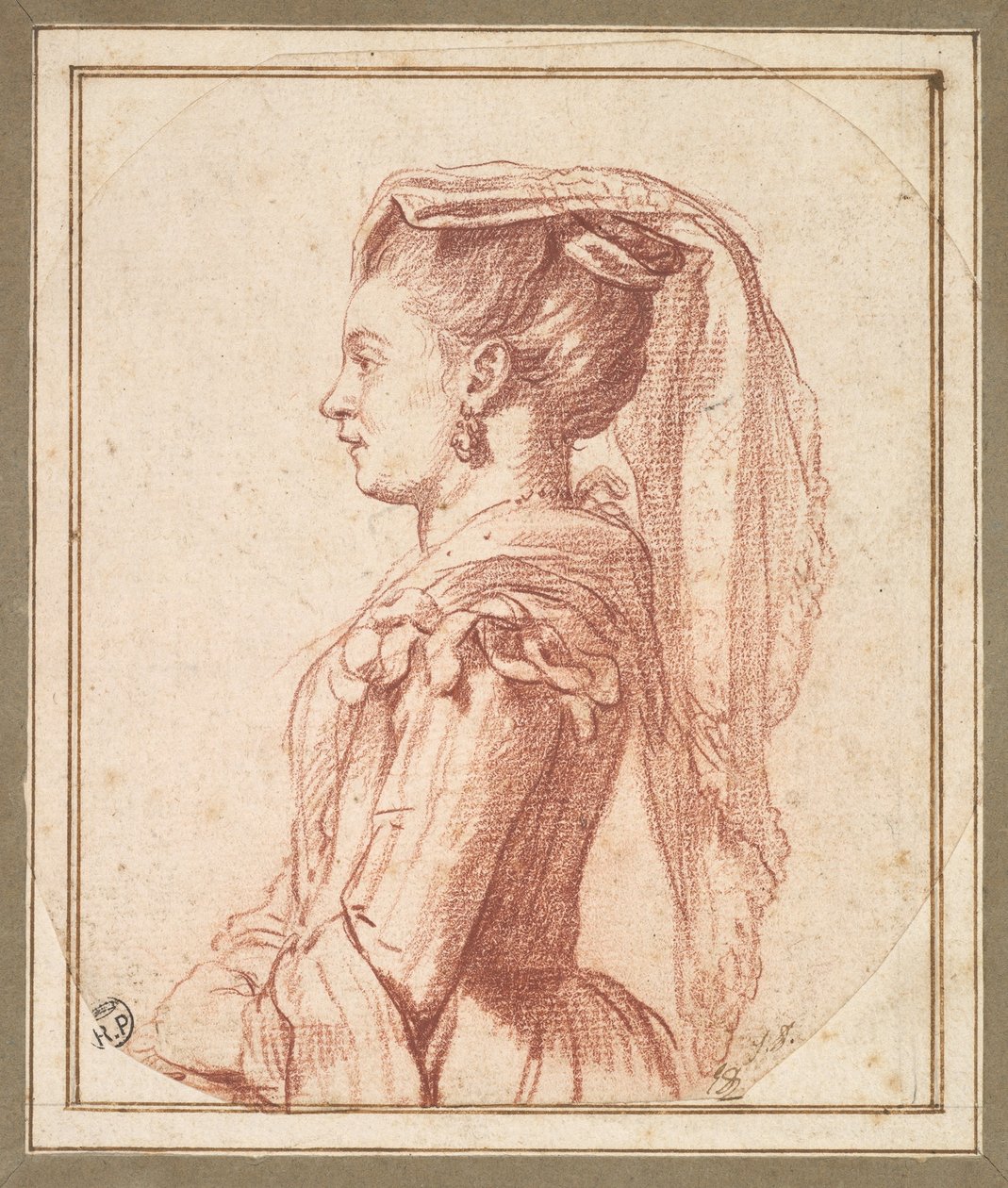 Egy fiatal nő Frascatiból alkotó: Jacques Louis David