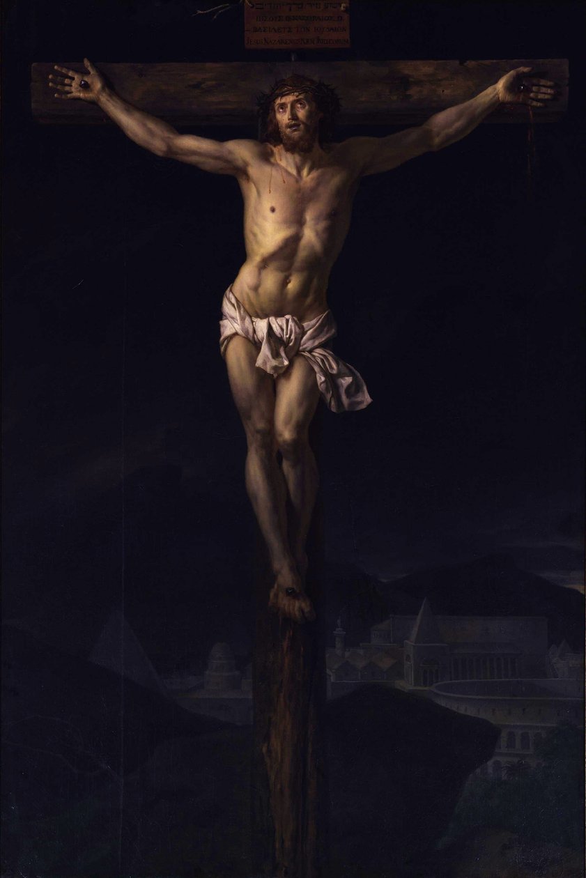 Krisztus a kereszten alkotó: Jacques Louis David