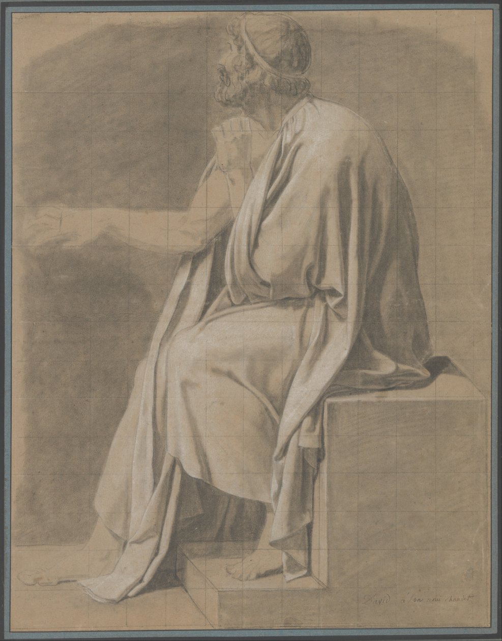 Kritón alkotó: Jacques Louis David