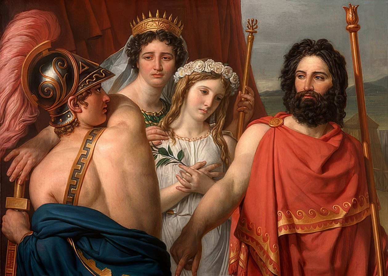 Akhilleusz haragja. 1819 alkotó: Jacques Louis David