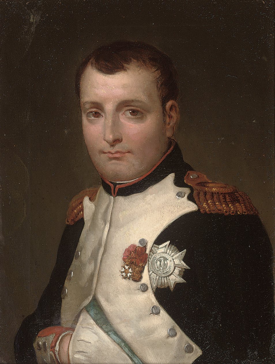 Részlet Napóleonról a Tuileries-palotában lévő dolgozószobájában alkotó: Jacques Louis David