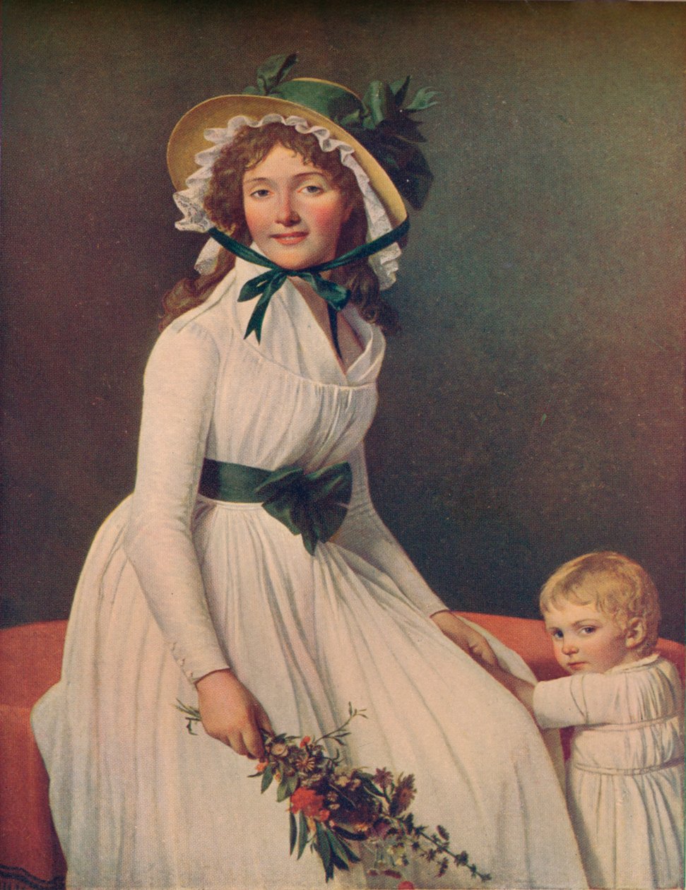 Emilie Pecoul, Madame Seriziat, 1795, 1914 alkotó: Jacques Louis David