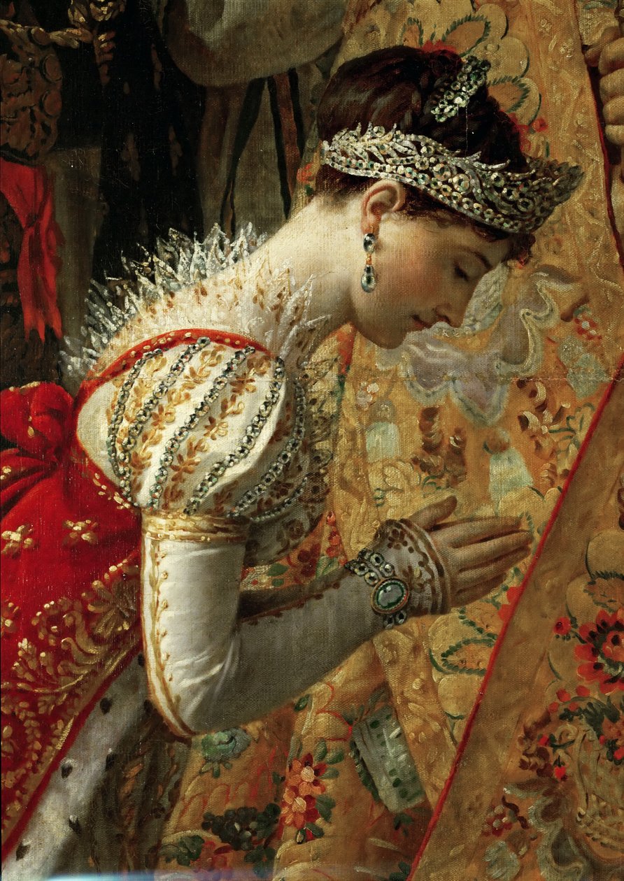 Joséphine császárné Napóleon koronázása, részlet alkotó: Jacques Louis David