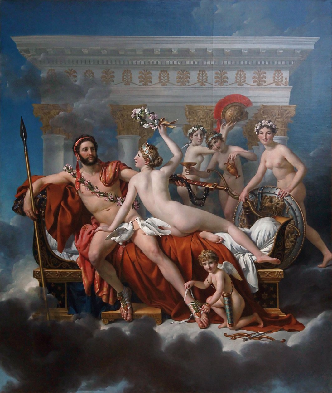 Francia: Mars désarmé par Vénus A Marsot lefegyverzi a Vénusz alkotó: Jacques Louis David