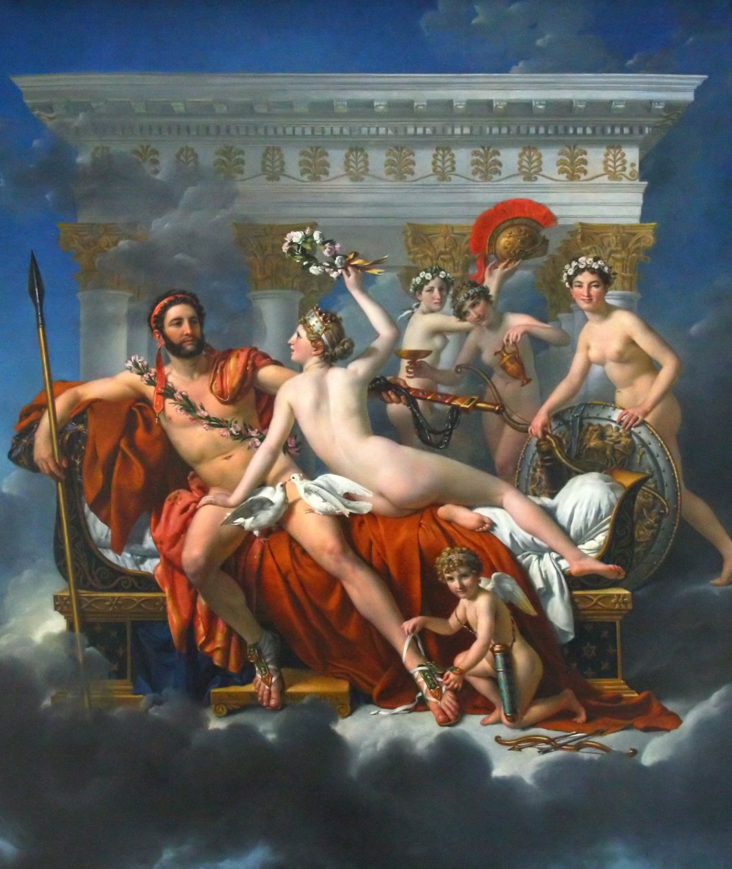 Francia: Mars désarmé par Vénus A Marsot lefegyverezte a Vénusz. alkotó: Jacques Louis David