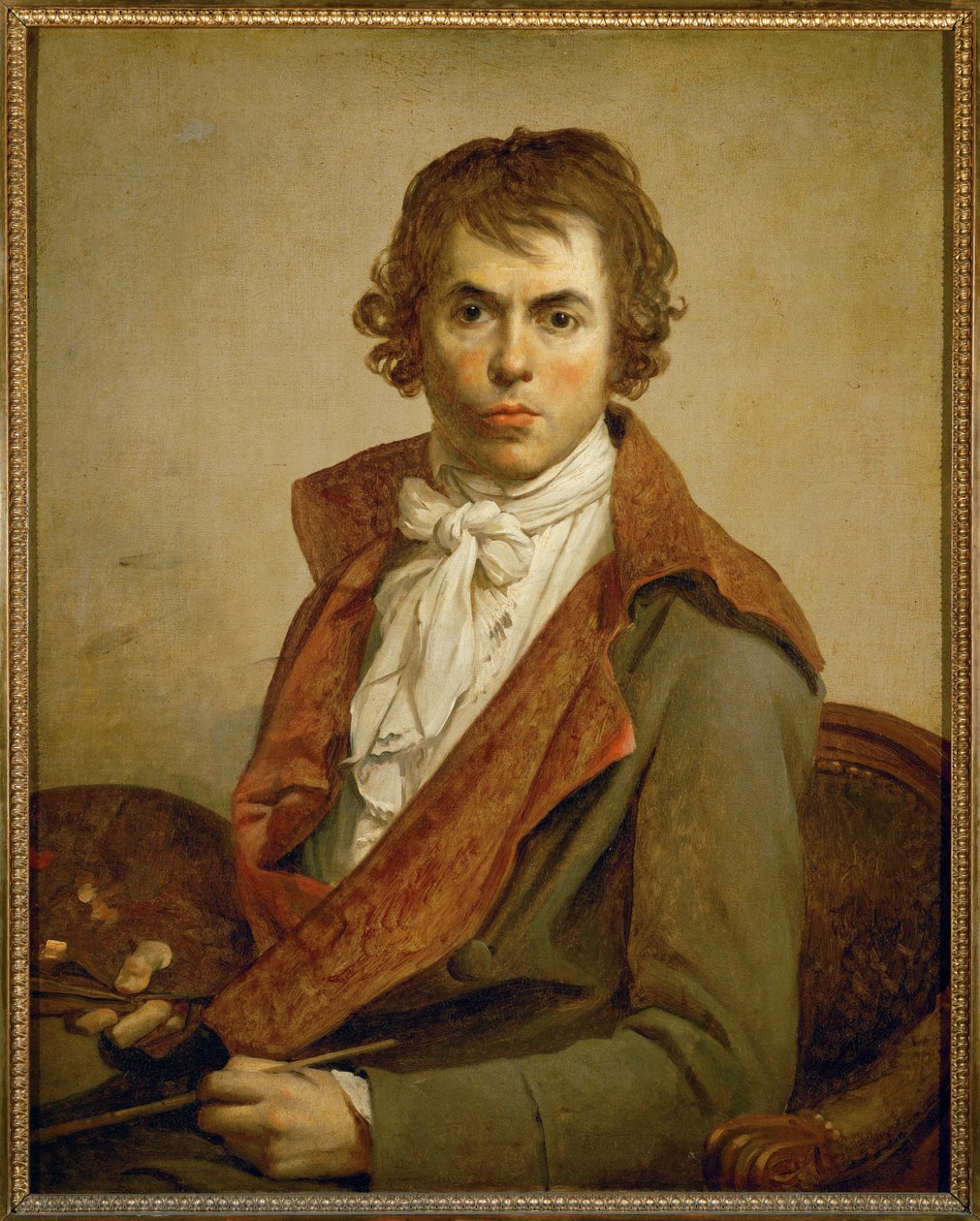 Jaques Louis David, önarckép ... alkotó: Jacques Louis David