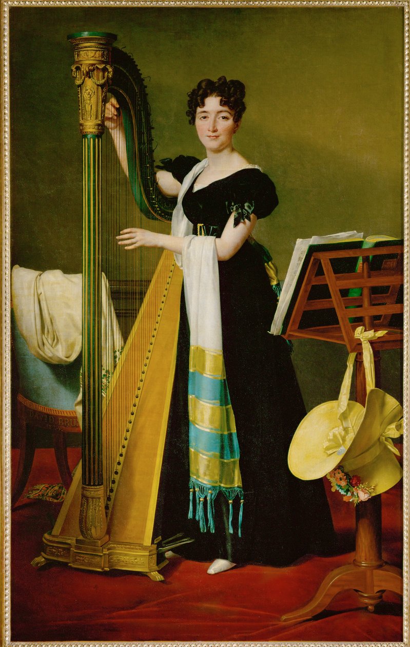 Juliette de Villeneuve, Julie királynő unokahúga, Joseph Bonaparte felesége ... alkotó: Jacques Louis David