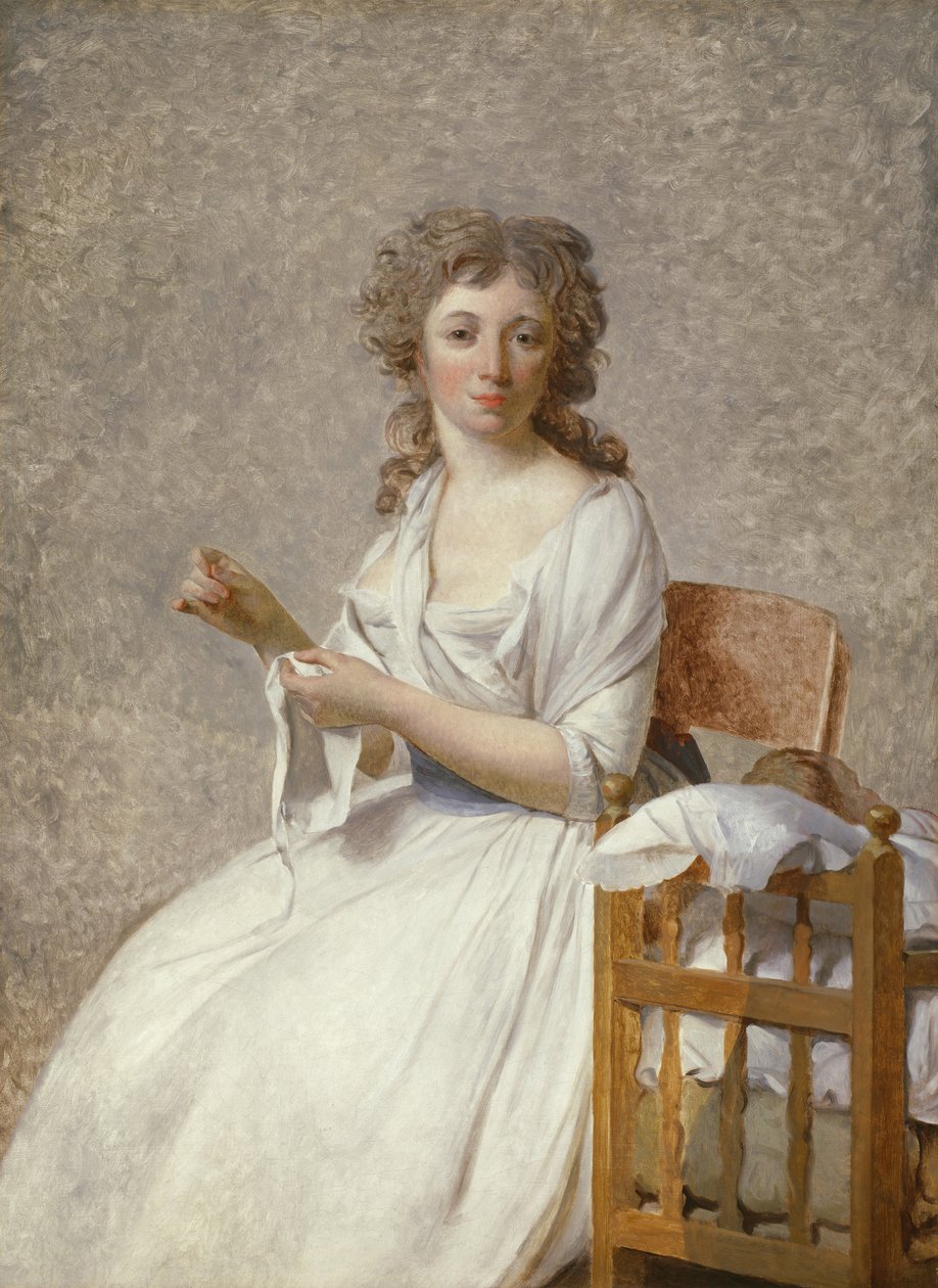 Madame de Pastoret és fia alkotó: Jacques Louis David