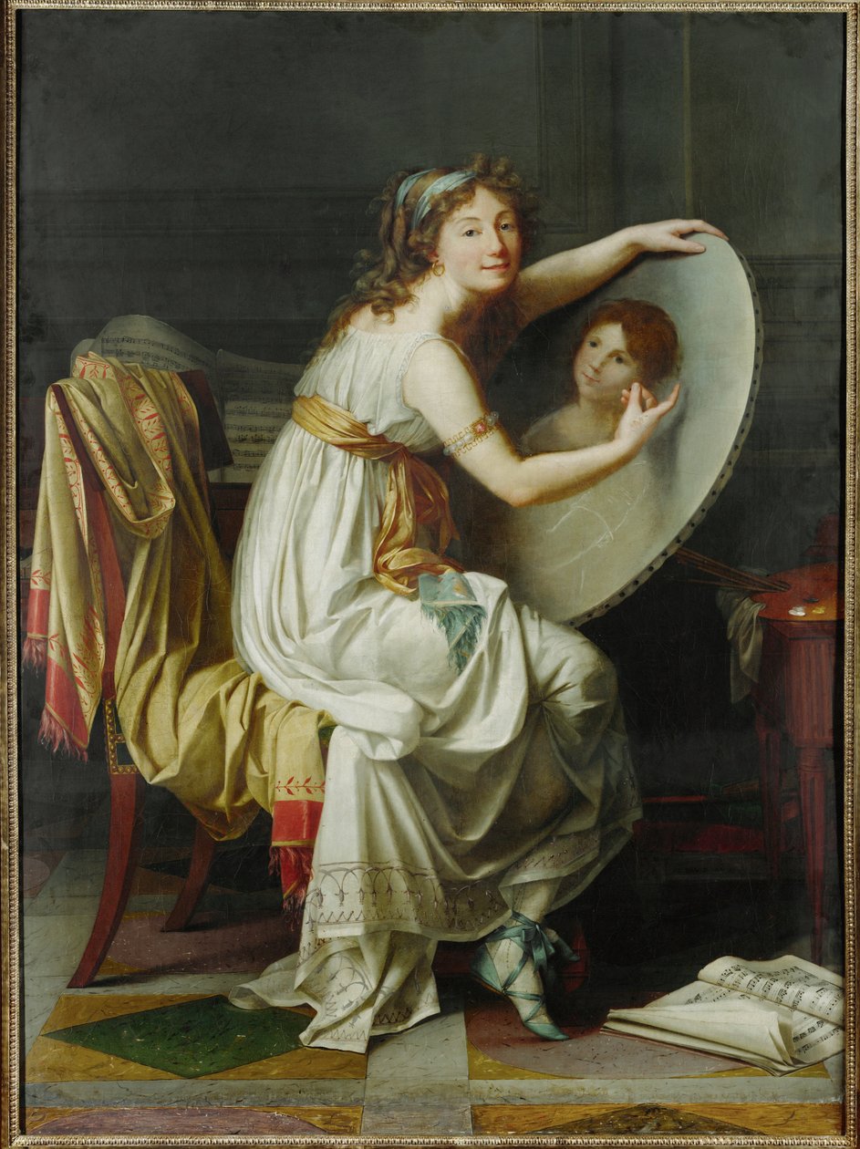 Mademoiselle Ducreux (festmény, vászon) alkotó: Jacques Louis David