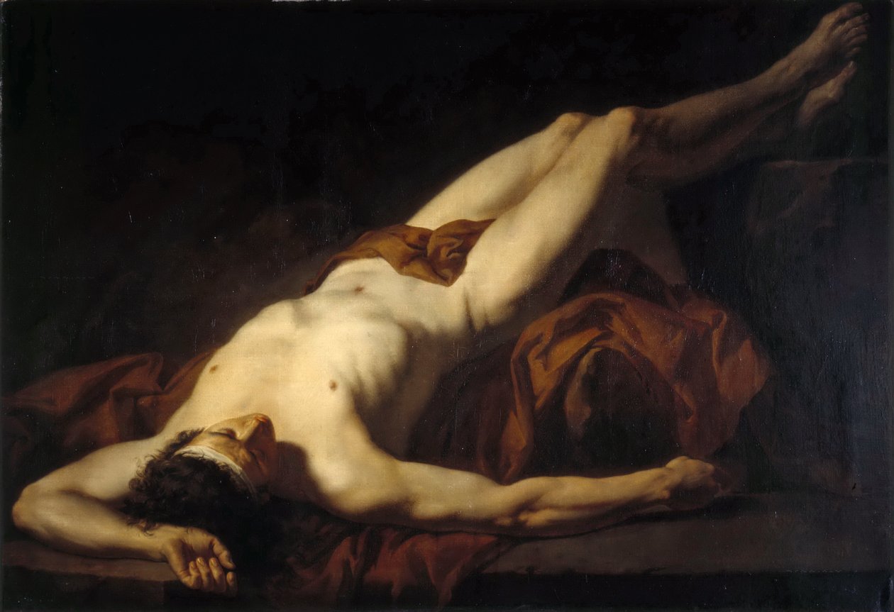 Férfi akt Hector alkotó: Jacques Louis David