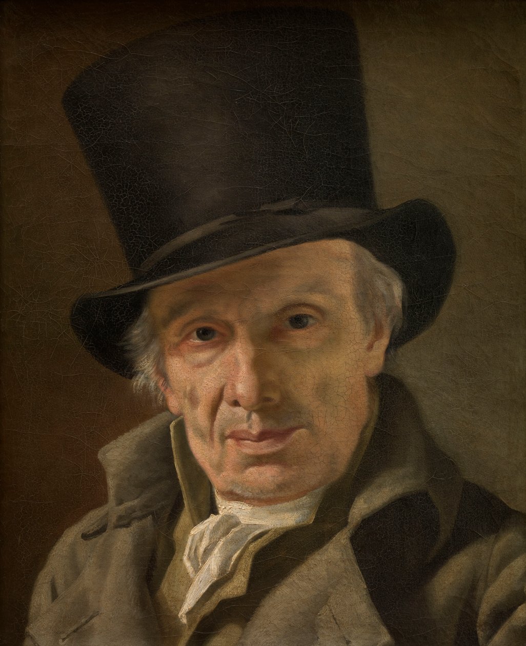 Férfi kalapban (olaj, vászon) alkotó: Jacques Louis David