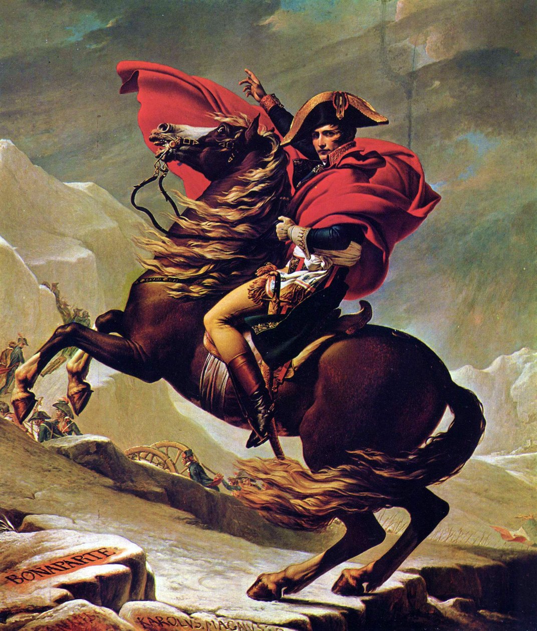 Napóleon Átkelés az lps alkotó: Jacques Louis David