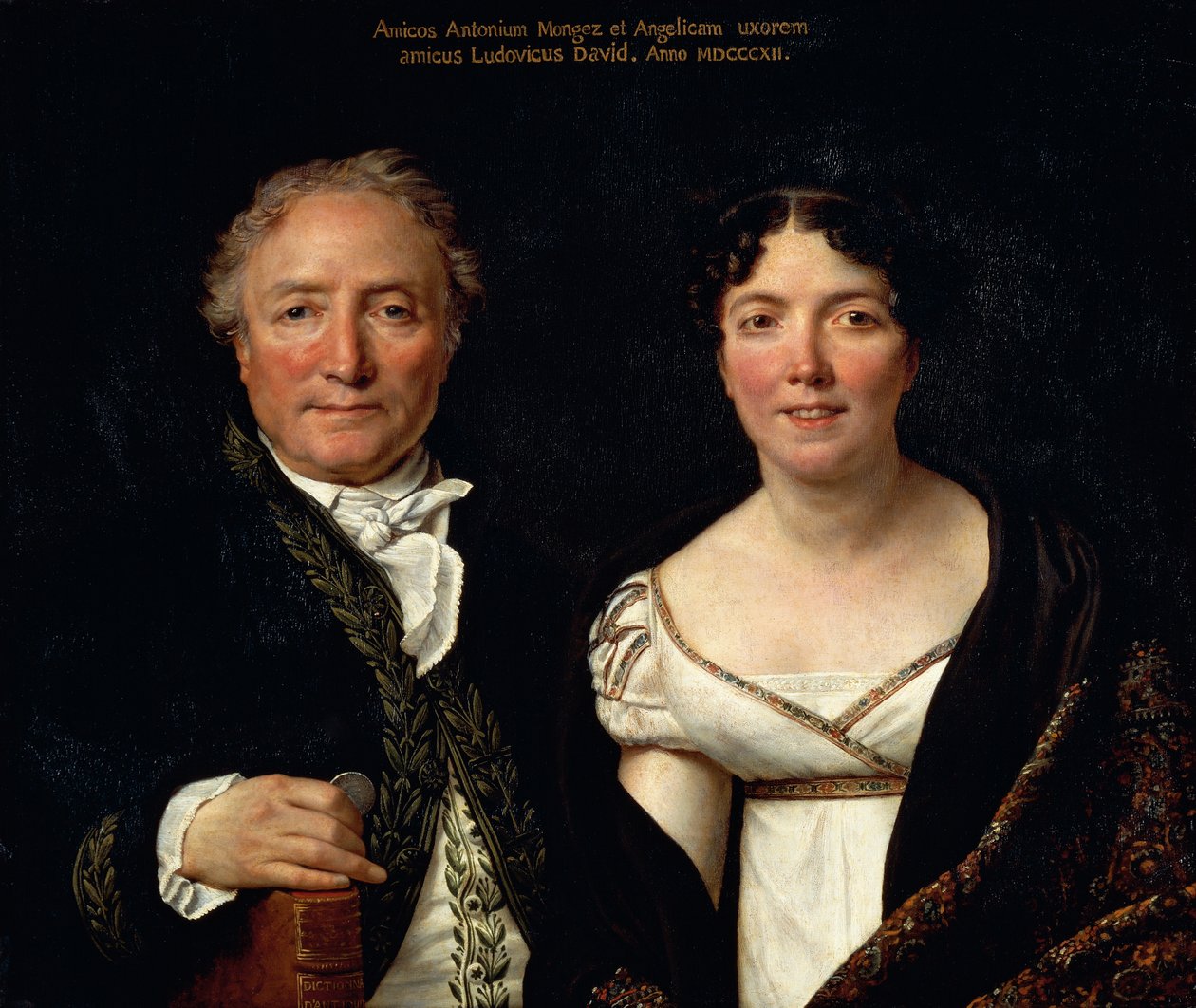 Antonio Mongez és felesége portréja alkotó: Jacques Louis David