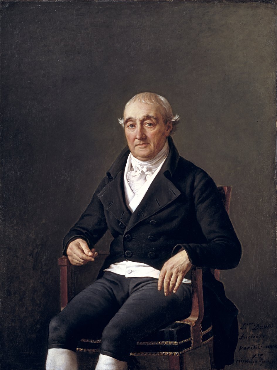 Cooper Penrose portréja, 1802 alkotó: Jacques Louis David