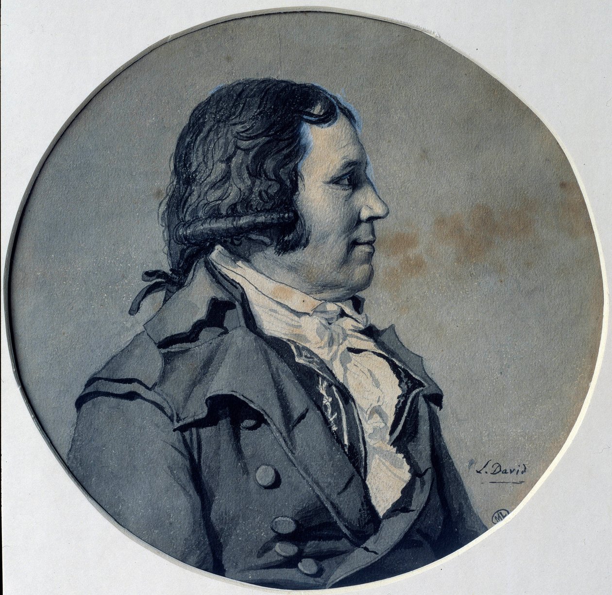 Edmond Louis Dubois de France (1747-1814) helyettes, hadügyminiszter portréja. Jacques Louis David (1748-1825) rajza alkotó: Jacques Louis David