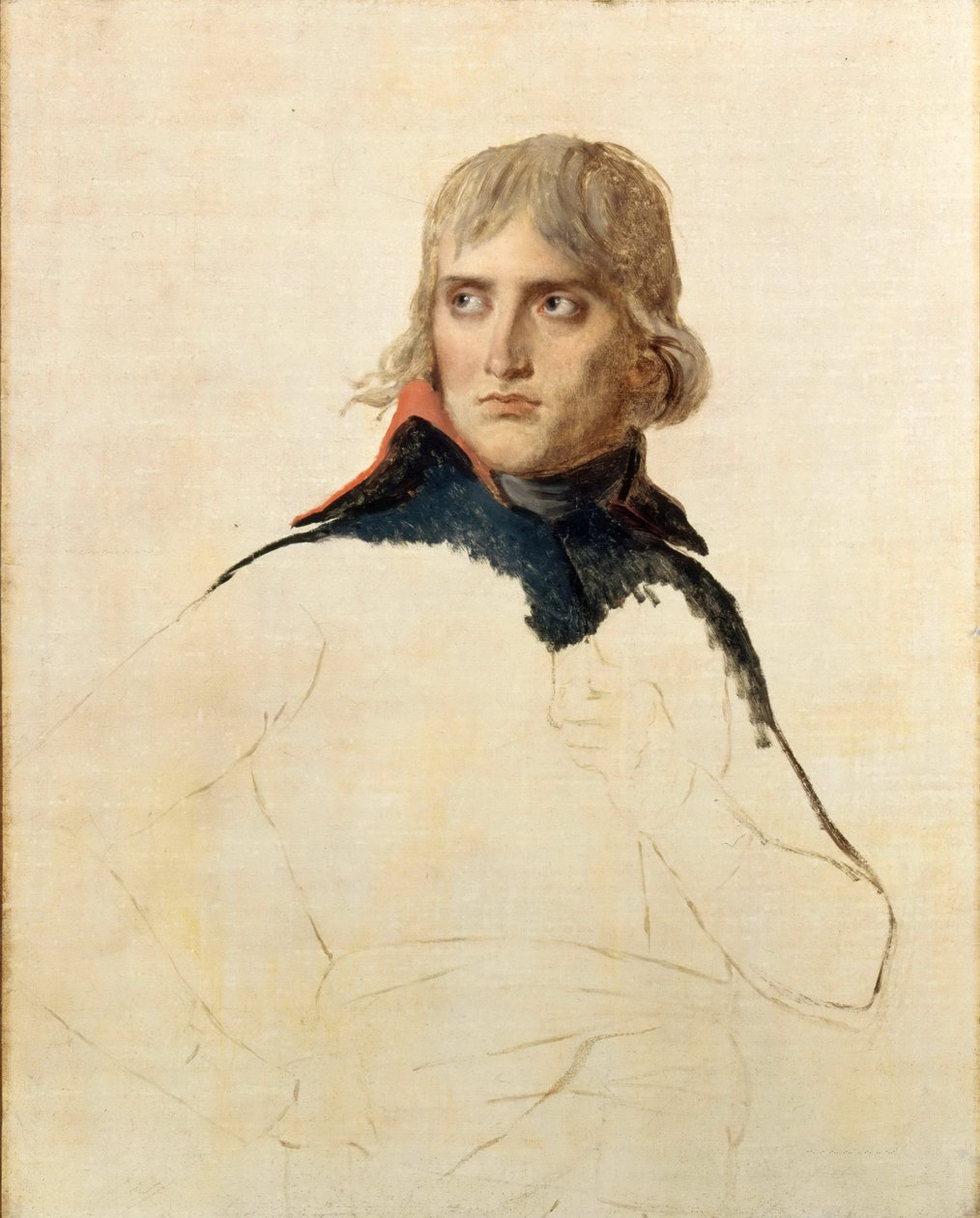 Napóleon Bonaparte tábornok portréja alkotó: Jacques Louis David